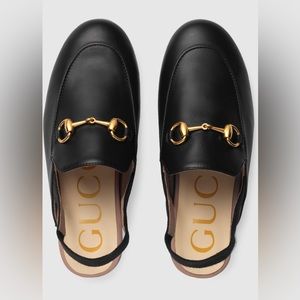 Gucci girls Princetown slippers